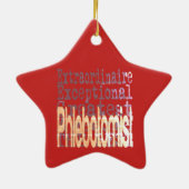 Phlebotomist Extraordinaire Keramik Ornament (Hinten)