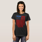 Phlebotomist-Flag-Nadeln Phlebotomie-Techniker T-Shirt (Vorne ganz)
