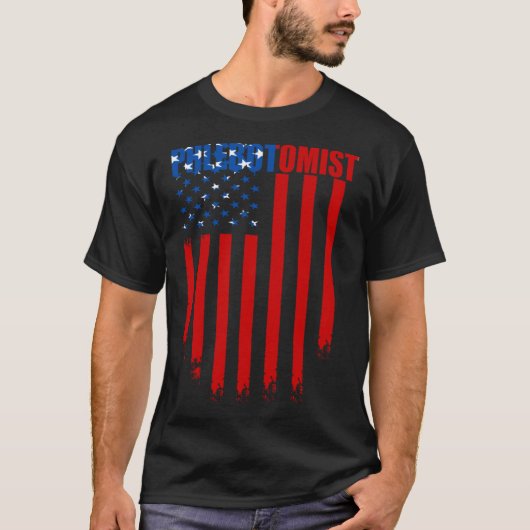 Phlebotomist Flag Needles Phlebotomie Techniker T-Shirt (Vorderseite)