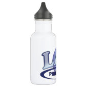 PHLEBOTOMIST Fun Blue LOGO Trinkflasche (Links)