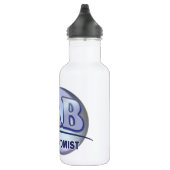PHLEBOTOMIST Fun Blue LOGO Trinkflasche (Rechts)