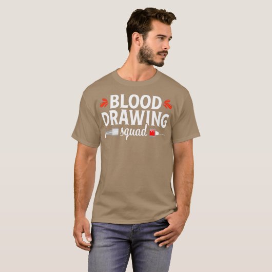 Phlebotomist Funny Squad Phlebotomy Techniker T-Shirt (Vorne ganz)