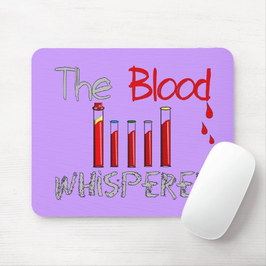 Phlebotomist Geschenke "der BlutWhisperer " Mousepad (Mit Mouse)