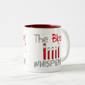 Phlebotomist Geschenke "der BlutWhisperer " Zweifarbige Tasse (VorderseiteRechts)