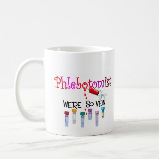 Phlebotomist Geschenke Kaffeetasse (Links)