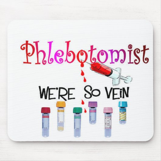 Phlebotomist Geschenke Mousepad (Vorne)