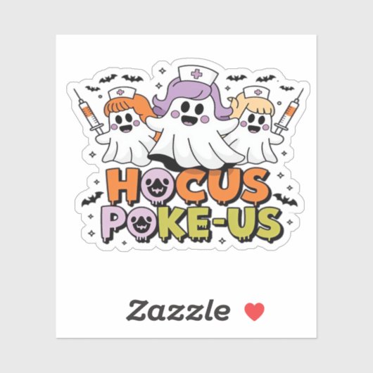 Phlebotomist Halloween Medical Lab Tech Spooky ER Aufkleber (Blatt)