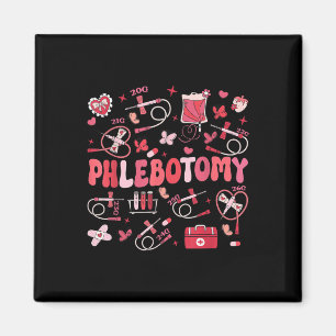 Phlebotomist Herz Phlebotomy Nurse Tech Gift Vale Magnet
