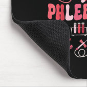 Phlebotomist Herz Phlebotomy Nurse Tech Gift Vale Mousepad (Ecke)