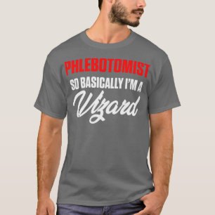 Phlebotomist im Grunde Phlebotomie-Techniker T-Shirt