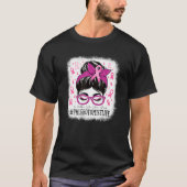 Phlebotomist im Oktober tragen wir rosa Brustkrebs T-Shirt (Vorderseite)