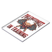 Phlebotomist in Training Funny Student Bat Notizblock (Linke Seite)