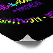 Phlebotomist Kümmerte Strong Essential Smart Royal Poster (Ecke)