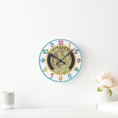 PHLEBOTOMIST LABORATORY BADGE LOGO RUNDE WANDUHR (Zuhause)