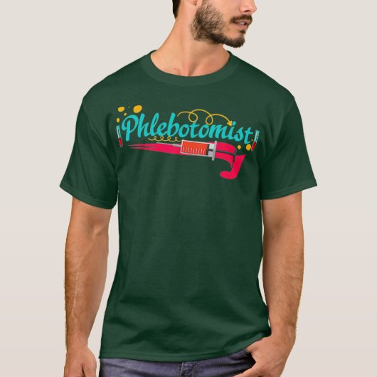 Phlebotomist Life Research Phlebotomy Techniker T-Shirt (Vorderseite)