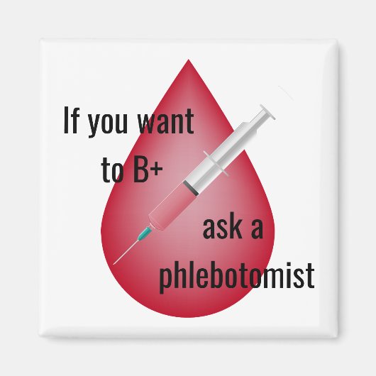 Phlebotomist Magnet (Vorne)
