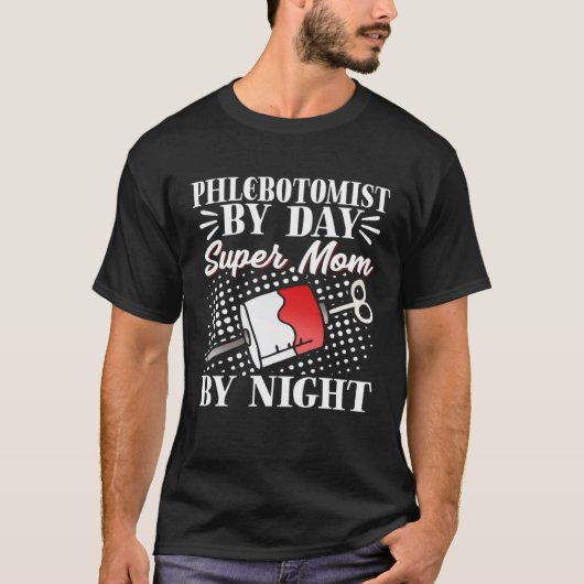 Phlebotomist-Mutter Phlebotomy-Techniker Mutter Mu T-Shirt (Vorderseite)