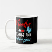 Phlebotomist Needles Scrubs Gloves Phlebotomie Tec Kaffeetasse (Links)