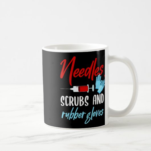 Phlebotomist Needles Scrubs Gloves Phlebotomie Tec Kaffeetasse (Rechts)