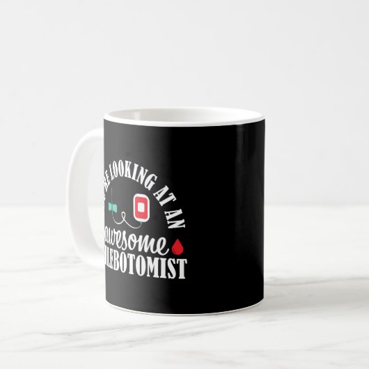 Phlebotomist Nurse Phantastisch Phlebotomy Technik Kaffeetasse (Vorderseite Links)