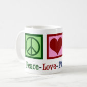 Phlebotomist Peace Liebe Phlebotomy Office Kaffeetasse (Vorderseite Links)
