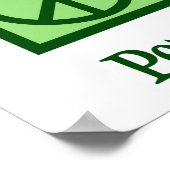 Phlebotomist Peace Liebe Phlebotomy Office Poster (Ecke)