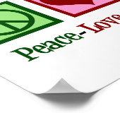 Phlebotomist Peace Liebe Phlebotomy Office Poster (Ecke)