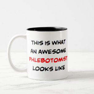 Phlebotomist, phantastisch zweifarbige tasse