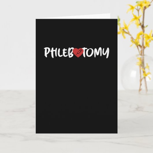 Phlebotomist Phlebotomie Karte (Gelbe Blume)