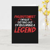 Phlebotomist Phlebotomy Legend Karte (Gelbe Blume)