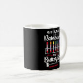 Phlebotomist Phlebotomy My Life Is All Rainbows Kaffeetasse (VorderseiteRechts)