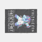 Phlebotomist Phlebotomy Quote Fleecedecke (Vorderseite (Horizontal))