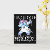 Phlebotomist Phlebotomy Quote Karte (Gelbe Blume)