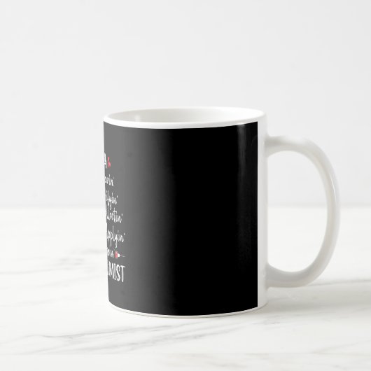 Phlebotomist Phlebotomy Techniker Funny Nurse Cli Kaffeetasse (Rechts)