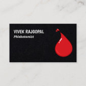 Phlebotomist Premium Visitenkarte (Vorderseite)