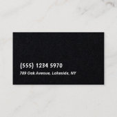 Phlebotomist Premium Visitenkarte (Rückseite)