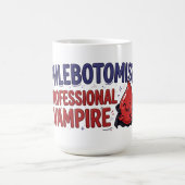 Phlebotomist Professioneller Vampir Kaffeetasse (Mittel)