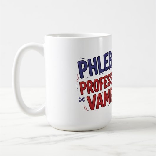 Phlebotomist Professioneller Vampir Kaffeetasse (Links)