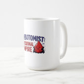 Phlebotomist Profi-Vampir-Kaffeetasse Kaffeetasse (VorderseiteRechts)