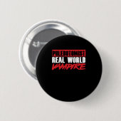 Phlebotomist Real World Vampire Phlebotomy Gift Button (Vorne & Hinten)