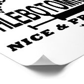 PHLEBOTOMIST - SCHÖN UND PRÄZISE POSTER (Ecke)