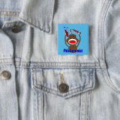 Phlebotomist Sock Monkey Button (Beispiel)
