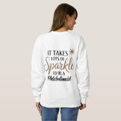 Phlebotomist Sparkle Sweatshirt - Niedliches Gesch (Schwarz voll)