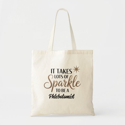 Phlebotomist Sparkle Tasche - Funny Gift Bag (Vorne)