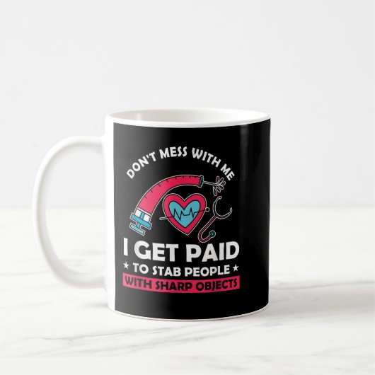 Phlebotomist Syringe Phlebotomy Doctor Blood Nurse Kaffeetasse (Links)