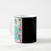 Phlebotomist Tarot Card Skeleton Phlebotomy Tech P Kaffeetasse (Vorderseite Links)