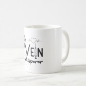 Phlebotomist The Vein Whisperer Nurse Phlebotomie Kaffeetasse (VorderseiteRechts)