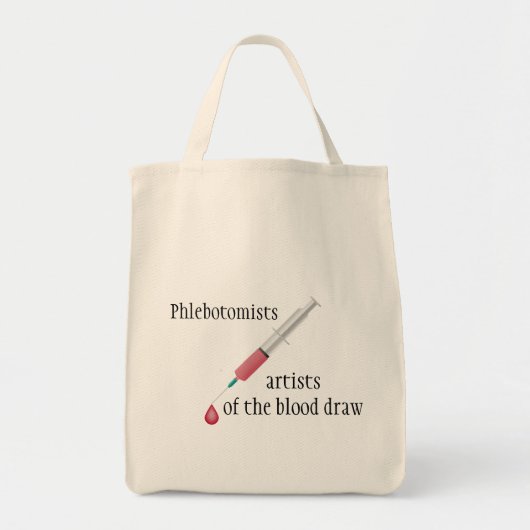 Phlebotomist Tote Bag Tragetasche (Vorne)