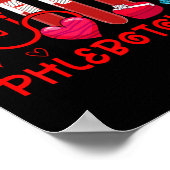 Phlebotomist Valentine's Day Phlebotomist Tools Cu Poster (Ecke)