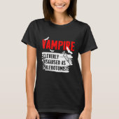 Phlebotomist Vampire Phlebotomie Techniker 1 T-Shirt (Vorderseite)
